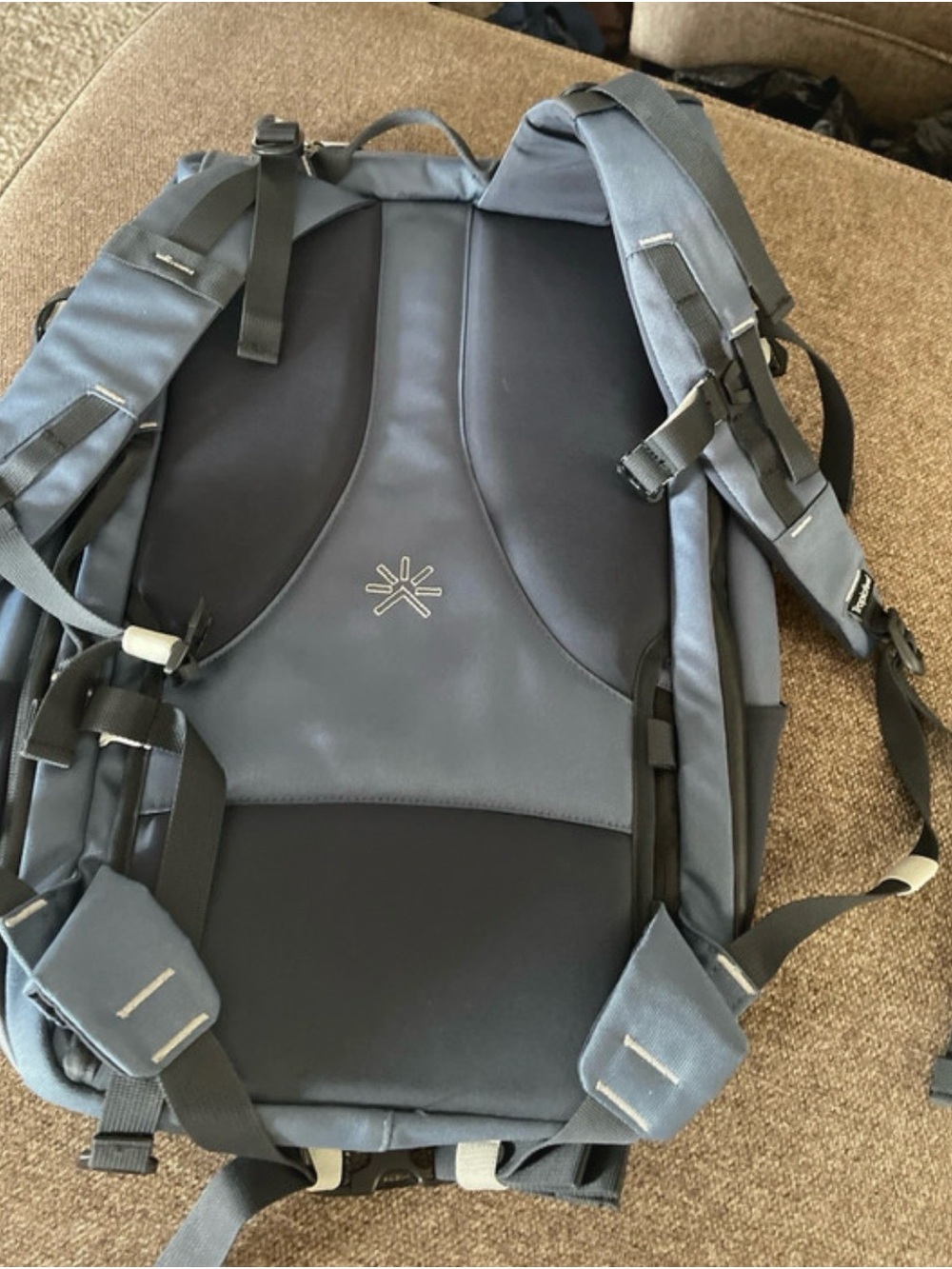 Men's Tropicfeel Slate Blue Padded Travel Backpack with Ergonomic Support